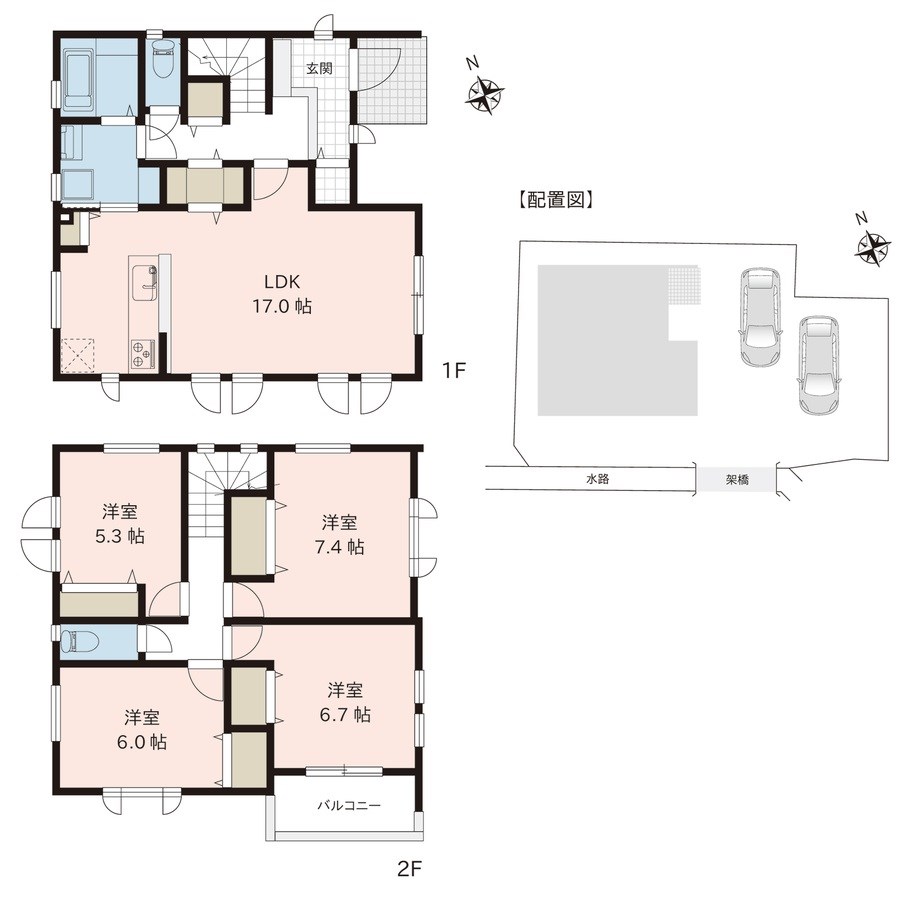 間取り図・配置図(間取)